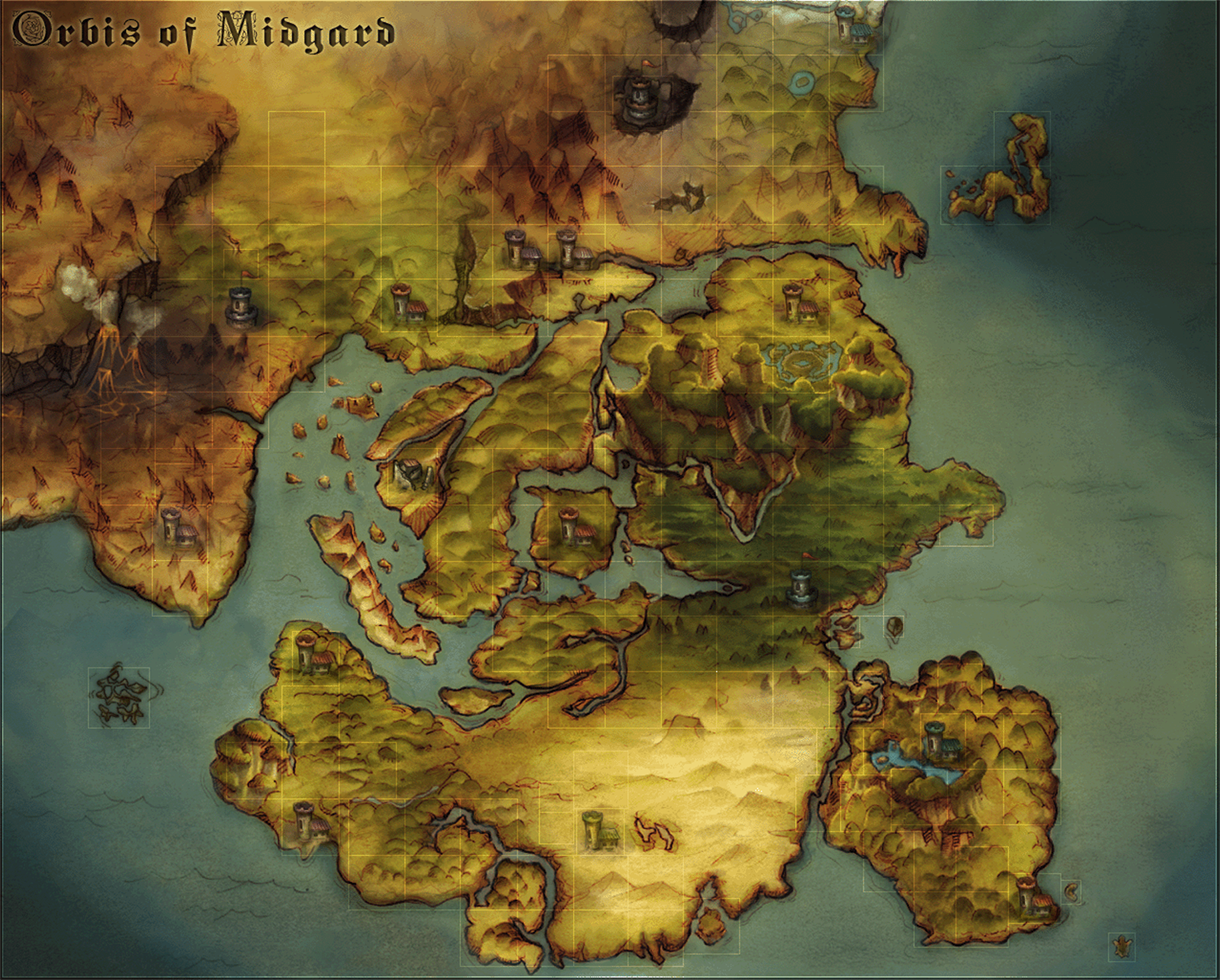 Rune-Midgard World Map